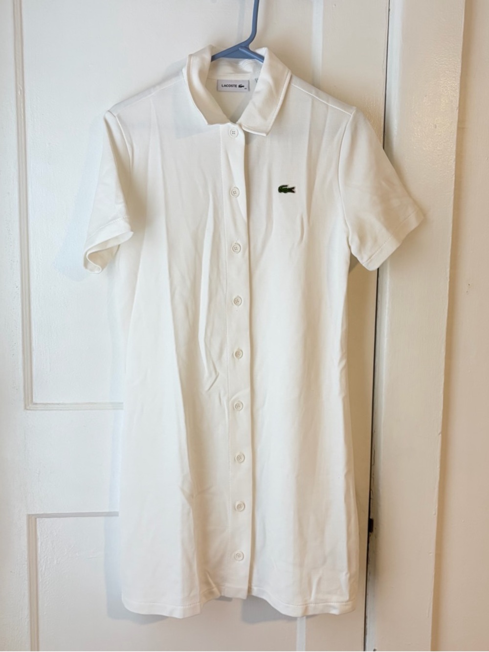 Lacoste White Polo Dress
